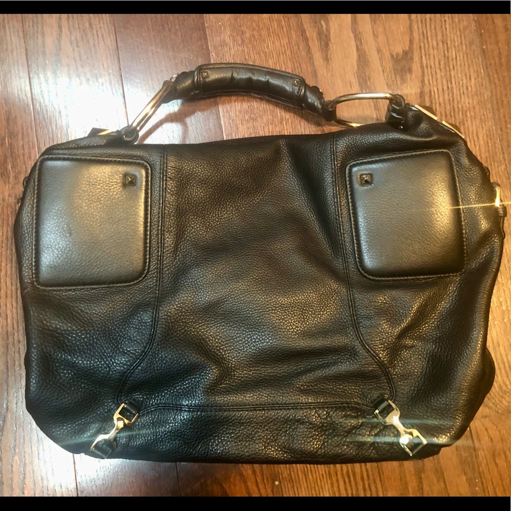 Ann Taylor leather black handbag